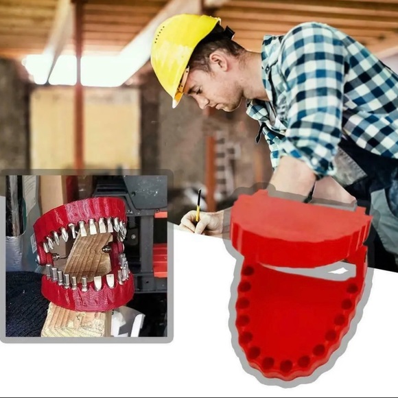 🦷Denture Drill Bit Funny Holder For 1/4” Hex Bits! 💋🤡😂 - Picture 4 of 15